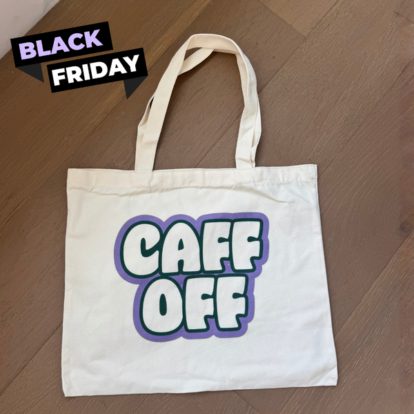 Caff Off Canvas Bag (Limited Stock)