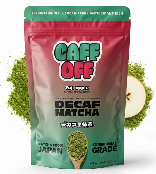 Fuji Apple Decaf Matcha