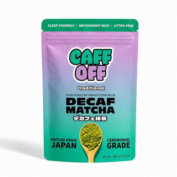 Caff Off Traditional decaf ceremonial matcha 100g