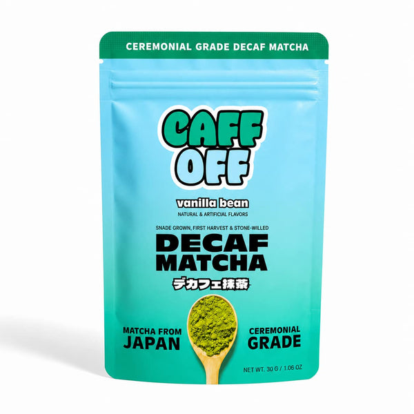 Caff Off Vanilla Bean decaf matcha