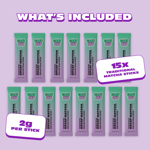 Traditional Decaf Matcha Sticks