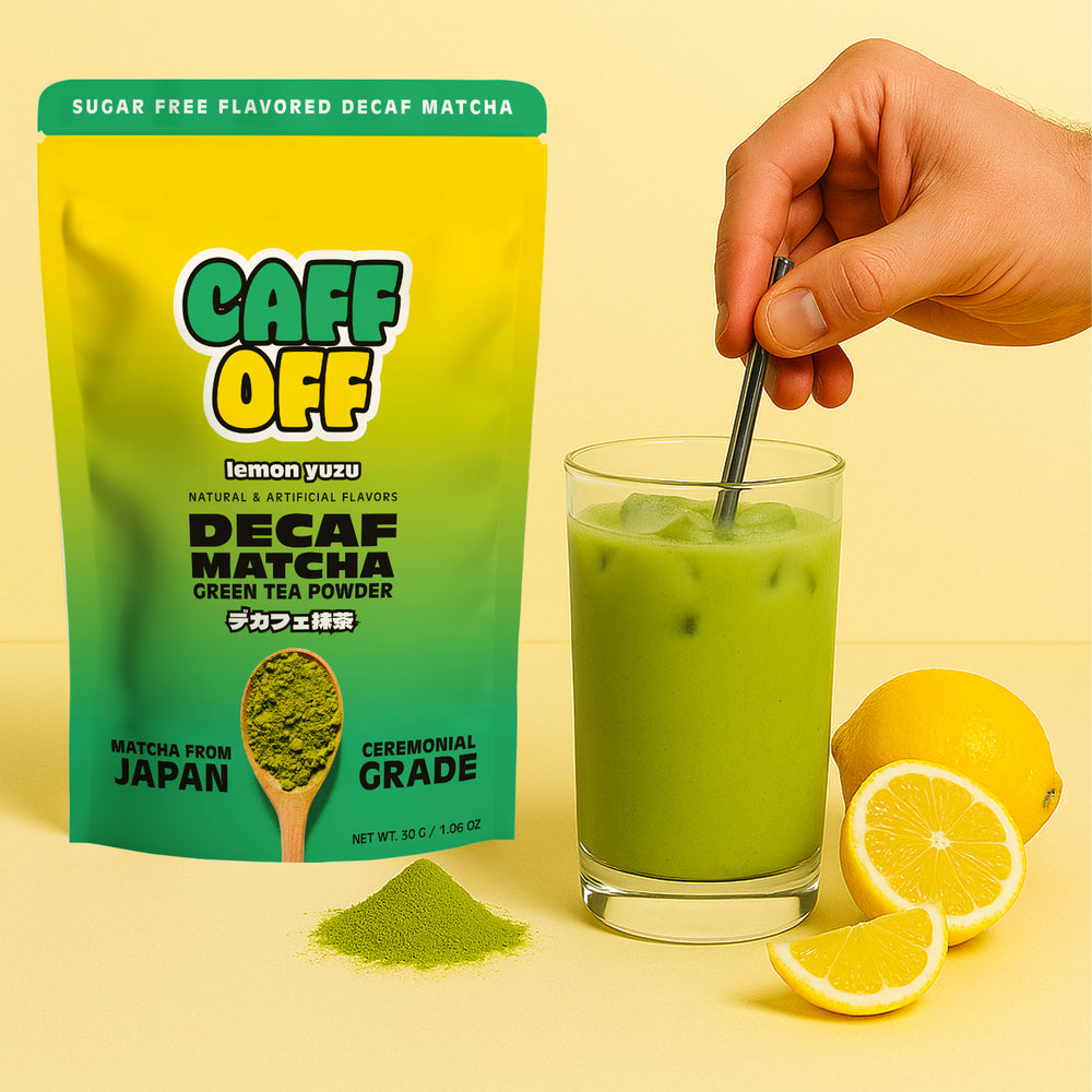 Lemon Yuzu Decaf Matcha