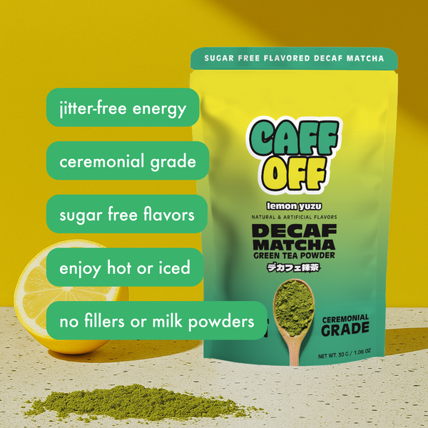 Lemon Yuzu Decaf Matcha