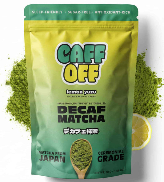 Lemon Yuzu Decaf Matcha