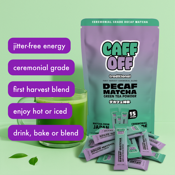 Traditional Decaf Matcha Sticks