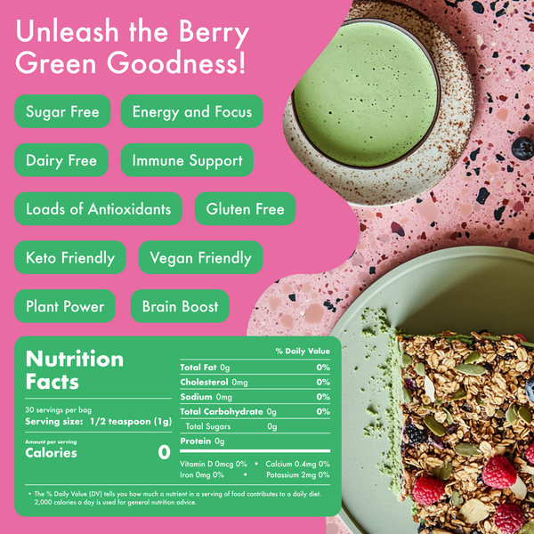 Pink Strawberry Decaf Matcha