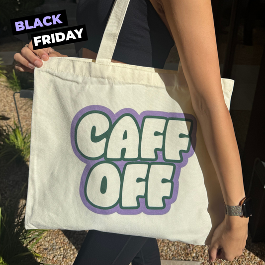 Caff Off Canvas Bag (Limited Stock)