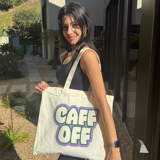 Caff Off Canvas Bag