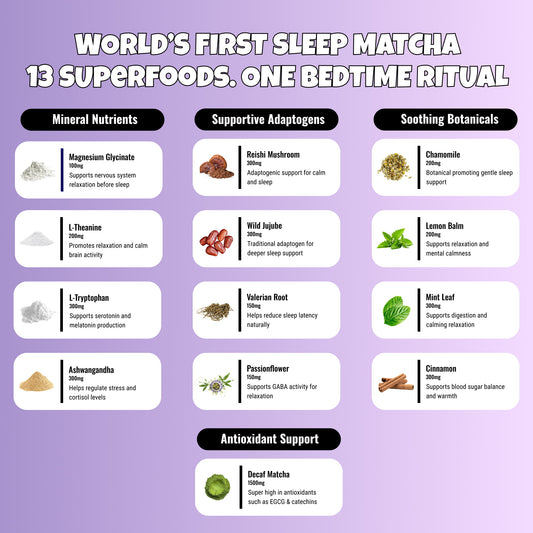 Decaf Matcha Sleep Latte