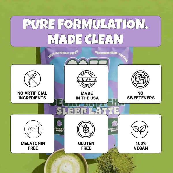 Decaf Matcha Sleep Latte