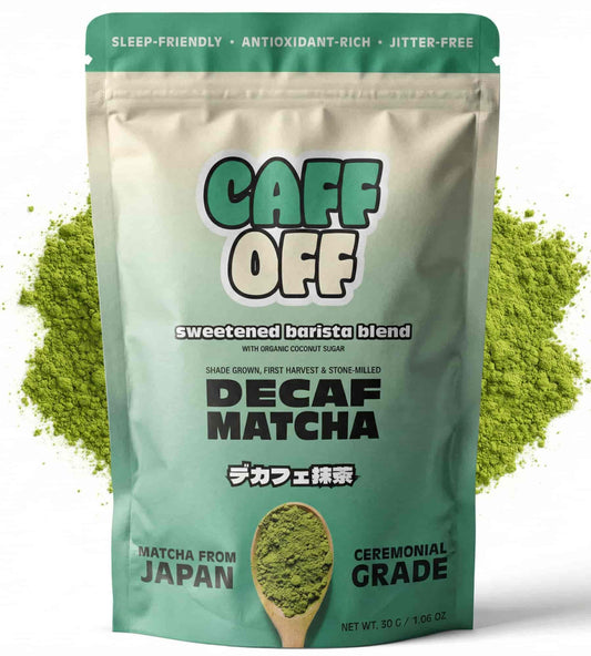 Sweetened Barista Decaf Matcha