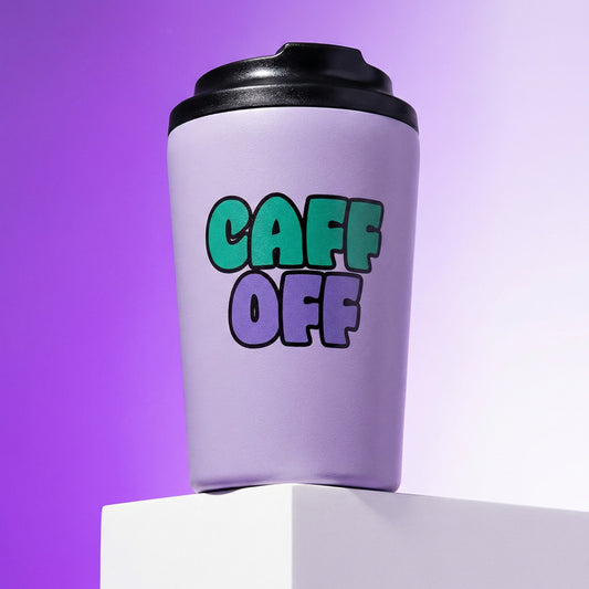 Caff Off Purple Reusable Cup
