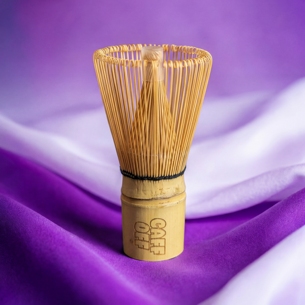 Caff Off handcrafted bamboo whisk