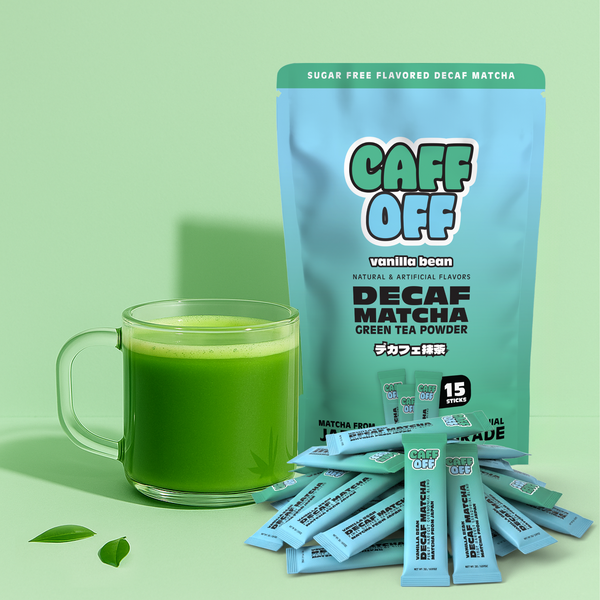 Vanilla Bean Decaf Matcha Sticks