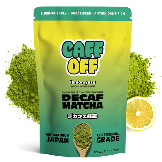 Lemon Yuzu Decaf Matcha