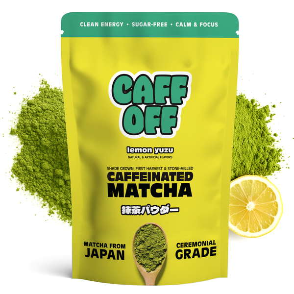 Lemon Yuzu Caffeinated Matcha