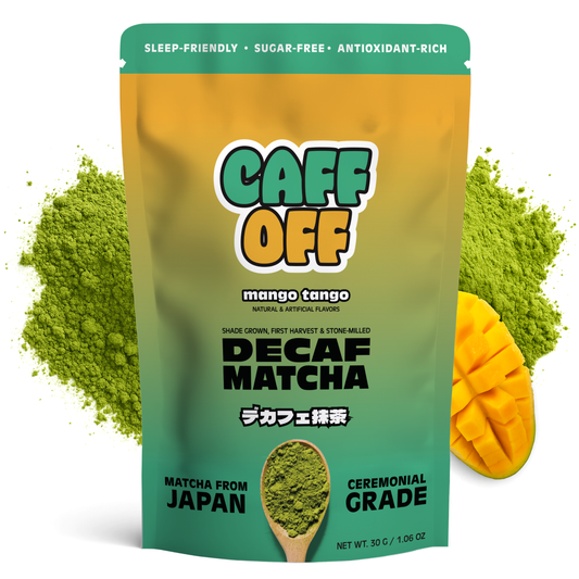 Mango Tango Decaf Matcha