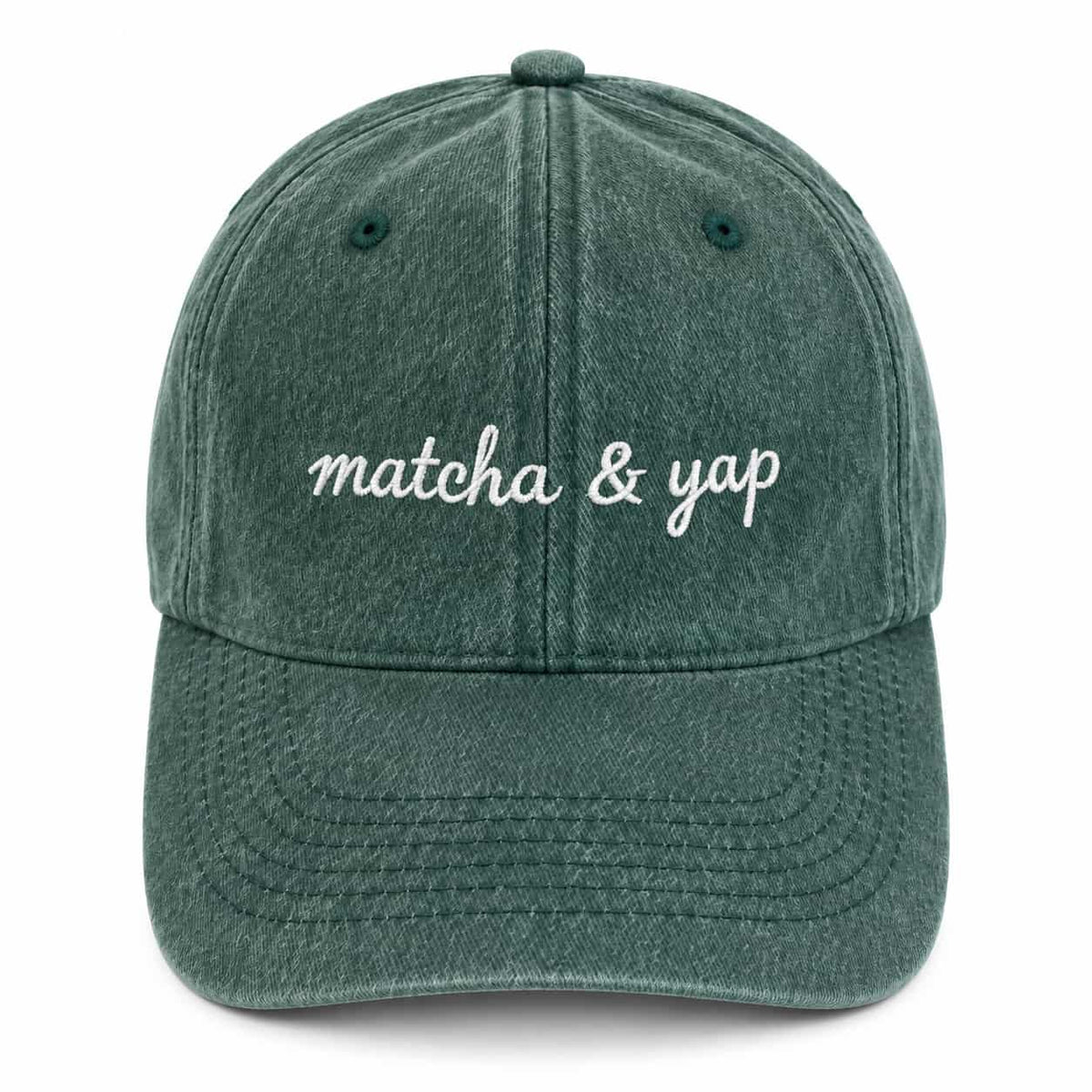 Matcha & Yap Vintage Cap