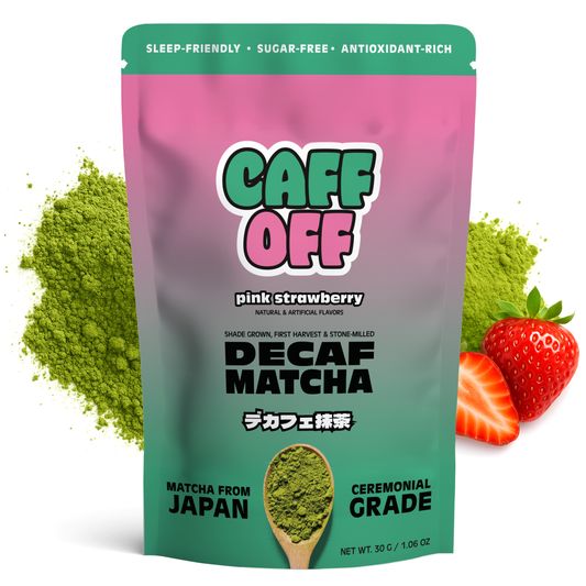 Pink Strawberry Decaf Matcha