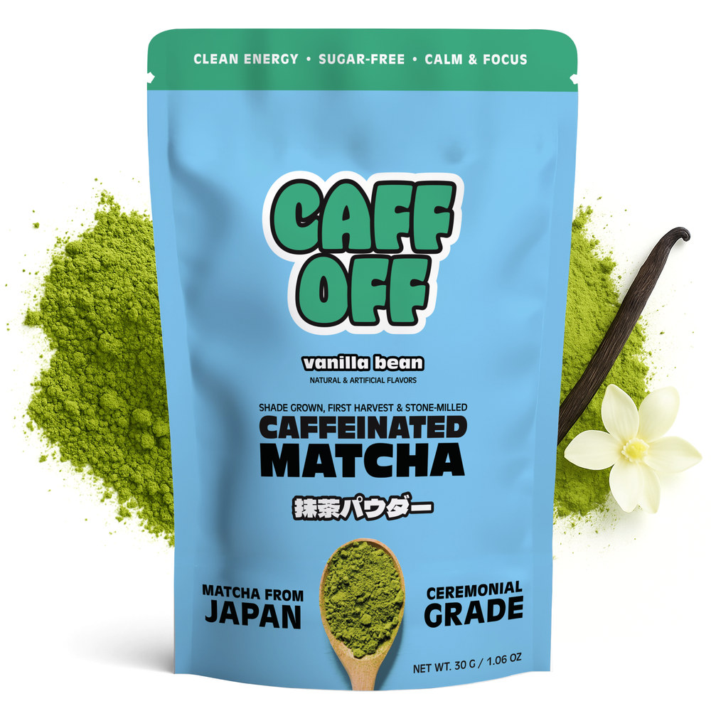 Vanilla Bean Caffeinated Matcha 30g